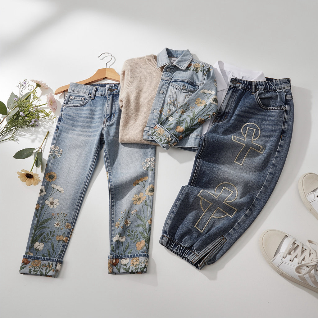 VESCRASET seasonal floral denim collection - trend-led patterns and premium comfort